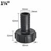 Адаптер-кран для IBC-контейнера, 1/2", 3/4", резьба S60, соединитель, аксессуары для клапана бочки на тонну, фитинг для IBC-контейнера, адаптер клапана 1 дюйм