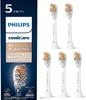 Philips Replacement Brush Sonicare Premium Brush Head Regular Genuine Product White All-in-One (5 Pieces) HX9095/67