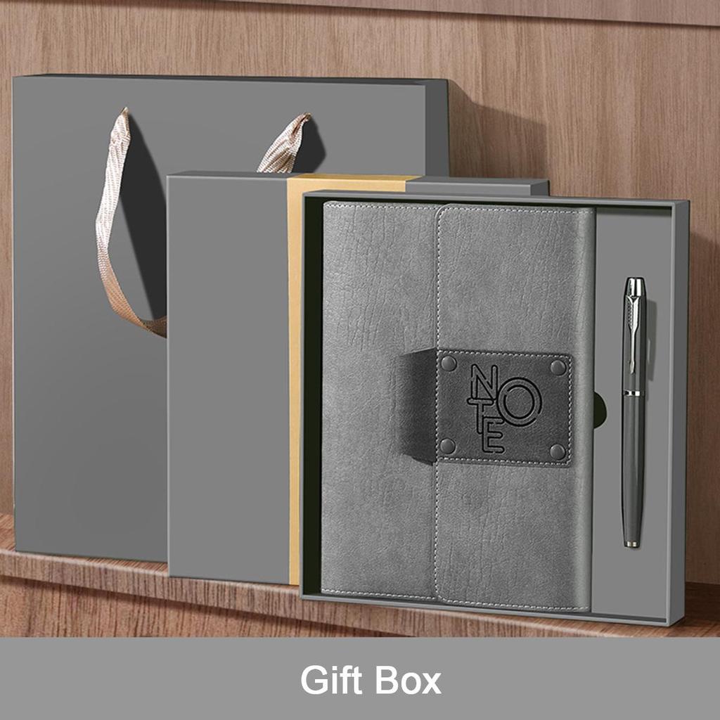 A5 Leather Student Subject Notebook, Thick Diary, Buckle Work Notebook, Business Meeting Record Book, Excerpt Book, Lined Pages, Travel Diary