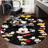 Personalized M-Mickey Round Chair Office Rug - Perfect for Mat, Office Chair & More - Ideal Gift for Birthdays and Holidays