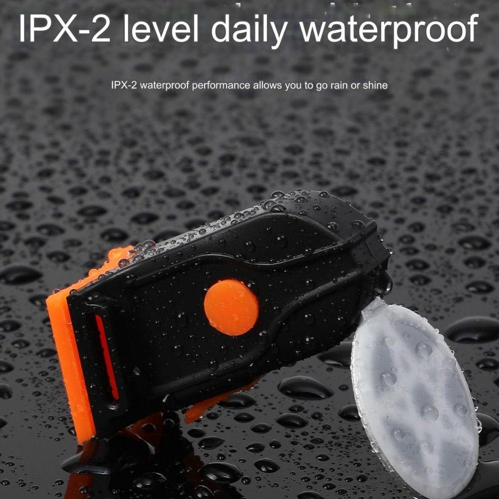 Outdoor Led Warning Bike Lights USB Charging Tail Lamp Creative Bicycle Accessories