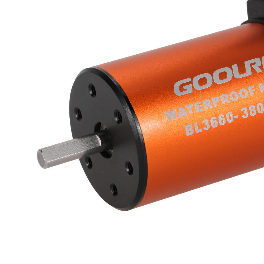 3660 3800KV Водонепроницаемый Бесколлекторный Двигатель для 1/10 RC Машины Грузовика Трагги