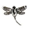Ретро Большие Хрустальные Броши Стрекозы Женские Цветные Сплавы Насекомые Брошь Булавки Подарки