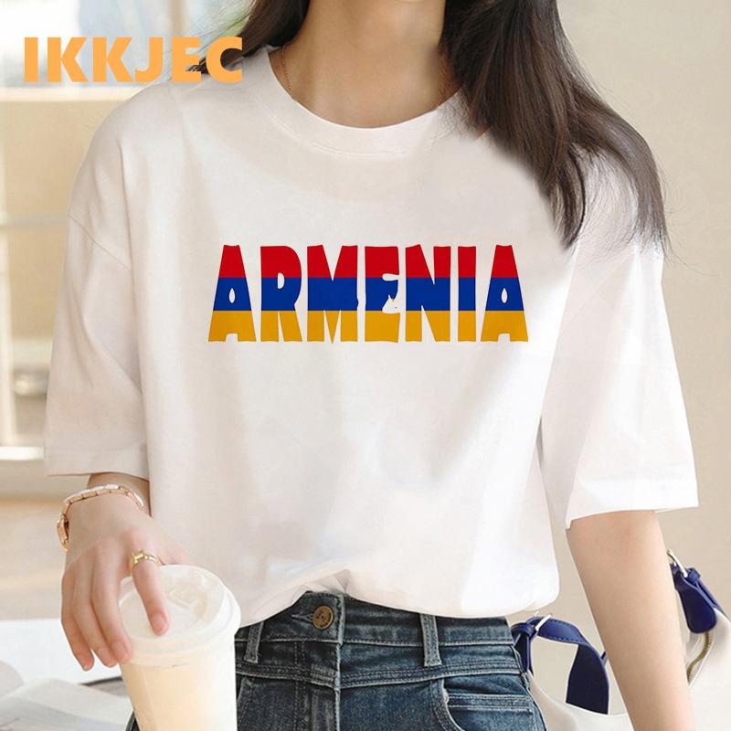Armenia Tshirt T Shirt Female Print Japanese Grunge Harajuku Kawaii Tshirt Ulzzang