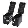 2PCS Motorcycle Side Box 35L Large Capacity Aluminum Alloy Hard Saddlebag with   Lock and Handle Replacement for  