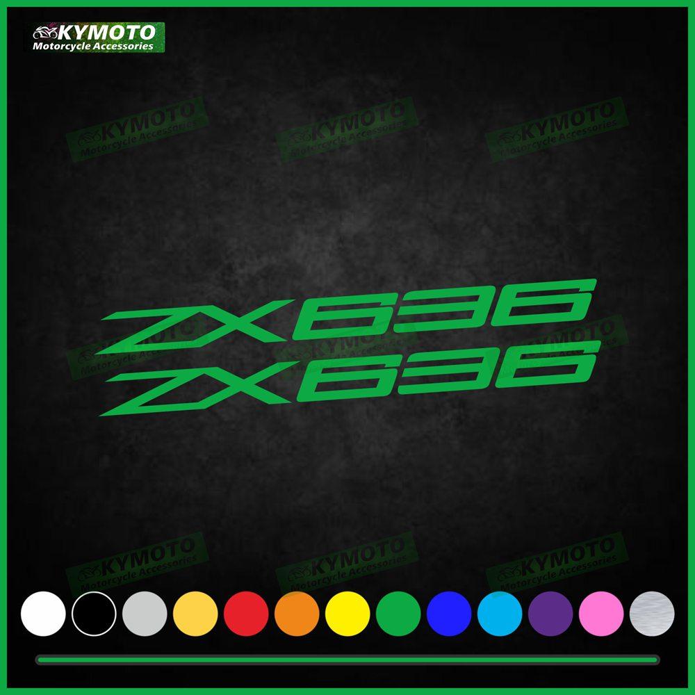 Для мотоцикла ZX636 ZX-636 аксессуары наклейки decoration fairing шлем топливный бак логотип двигателя светоотражающая водонепроницаемая наклейка