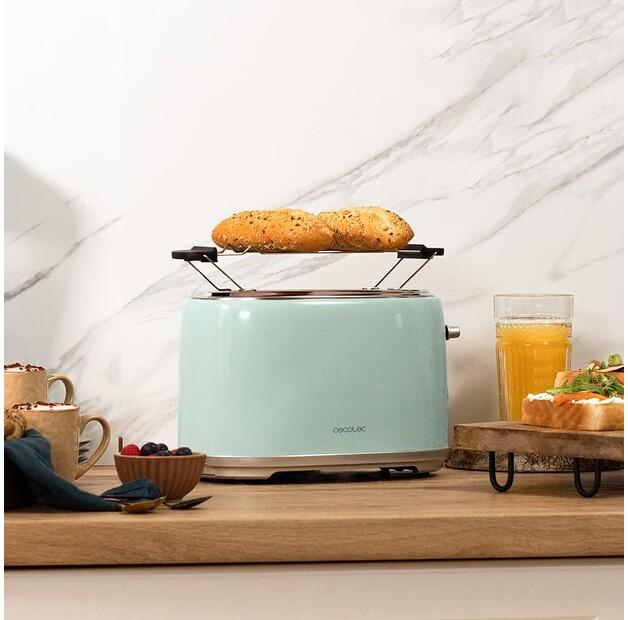 Toaster Cecotec 03234 Toast & Taste Retro 1000 Blue