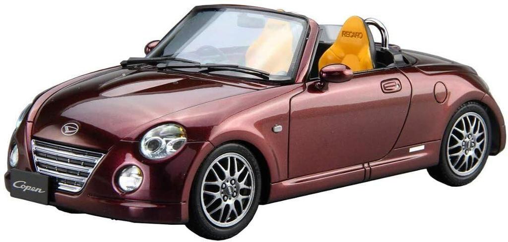 AOSHIMA Модель автомобиля серии Daihatsu L880K Copen Ultimate Edition 2006 Пластиковая модель 1/24 № 19