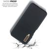 Étui pour téléphone - LuffyShop - Samsung Galaxy A7 (2018) - Souple - Noir - Trois en Un