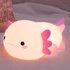 Anywin милый аксолотль силиконовый ночной зверек прикроватный затемняемый перезаряжаемый настольный подарок для идеальной жизни детская комната украшение свет, лампа, лампа,