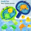 1pc/1set Fun Bathing Baby Bathing Toys Cartoon Animals Bathroom Fishing Fun Toys  for Boys and Girls