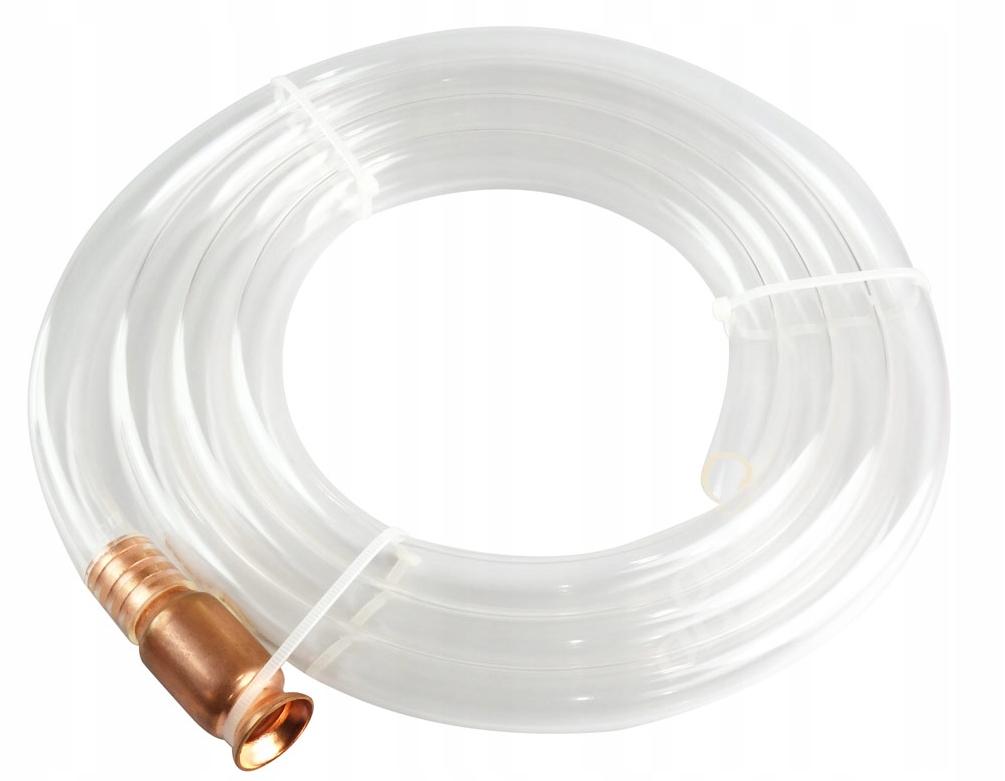 Self-Priming Fuel, Crude, Liquid Draining Hose With Copper Pump