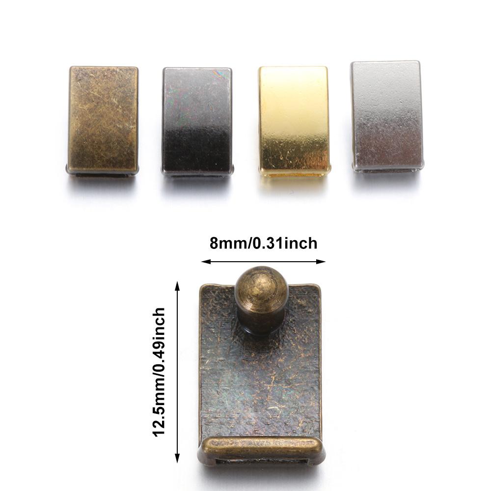 5pcs 4 Colors Ultra-small 12.5*8mm DIY Shoes Clothes Doll Bag Buckles Belt Buckle Sewing Accessories