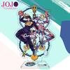 Jojos Bizarre Adventure Stand Model Plate Stone Ocean Series Jolyne Cujoh Weather Report Figure Acrylic Stands Holder Desk