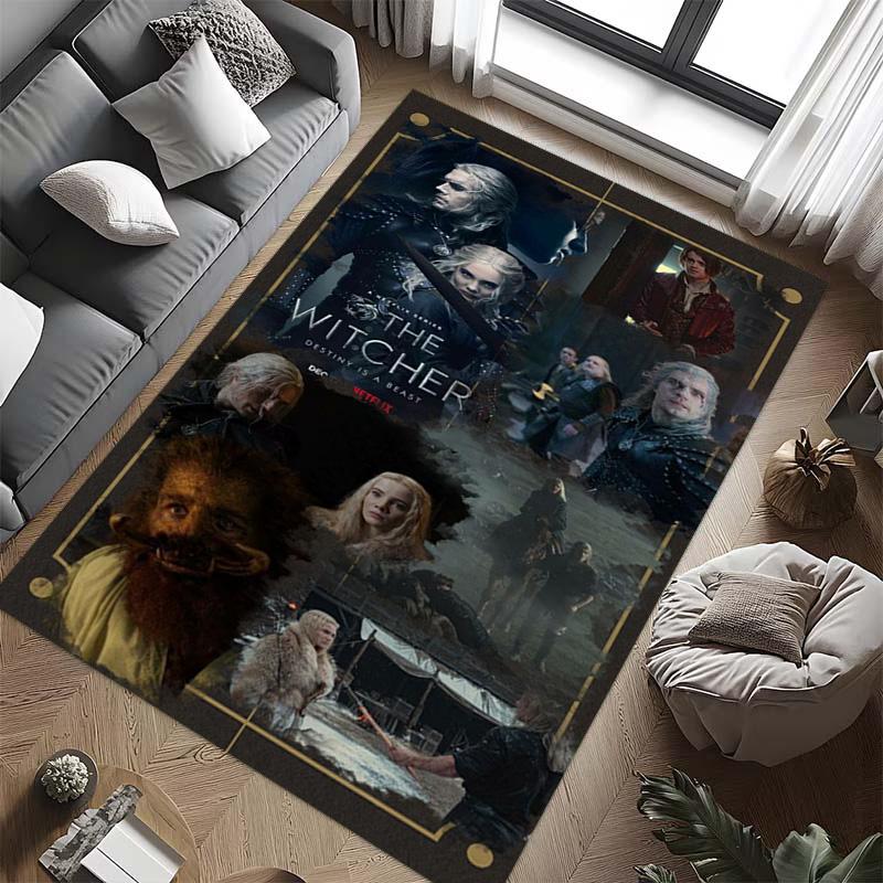 The Witcher's Fury carpet Living room and bedroom mats printing Dormitory decoration Room Fashion