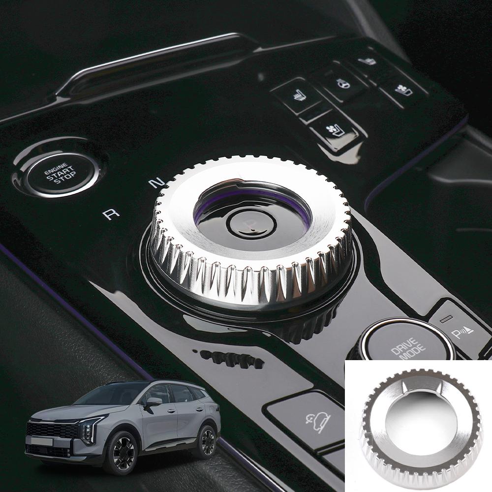 Для Kia SELTOS 2026 2026 1 шт. Крышка ручки регулировки центральной консоли из алюминиевого сплава Аксессуары для интерьера