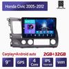 10-дюймовый автомобильный радиоприемник на базе Android Carplay для Honda Civic 2005-2012, автомобильный мультимедийный видеоплеер, GPS-навигация, WIFI, 2 + 32 ГБ