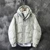 Мужская модная утолщенная пуховая куртка-пуховик с капюшоном - Зимнее тепло с высококачественным белым утиным пухом