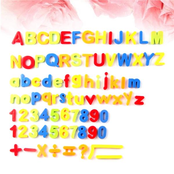 80 шт. магнитные пластиковые диски с вырезами для раннего образования, 26 букв, наклейки для игрушек для детей