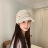 Elegant cold wind temperament equestrian hat women's summer thin breathable fashion versatile face cap