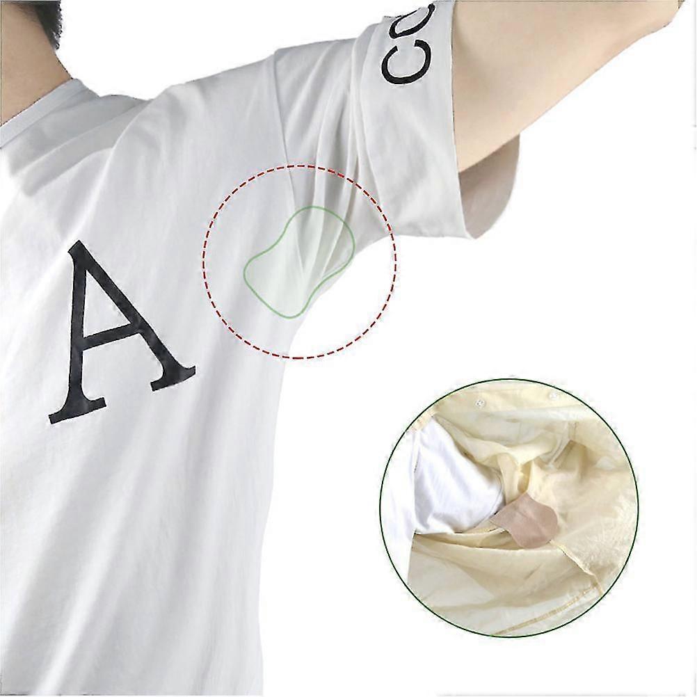 10 pcs Sweat Pad Underarm Adhesive Sweat Pad Armpit Antiperspirant Deodorant Sweat Absorbing Stickers
