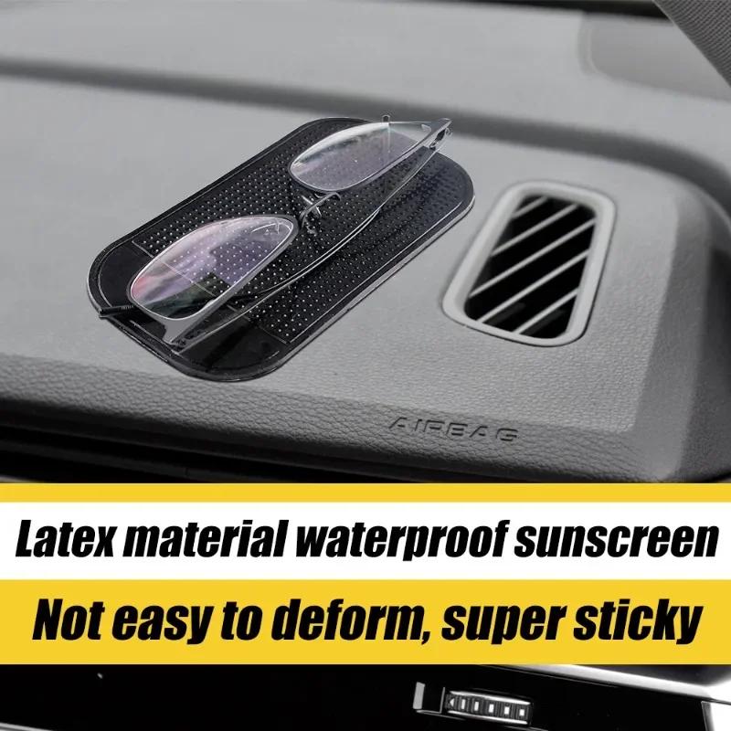 Автомобильный нескользящий коврик Magic Anti-Slip Slide-Not-Door Pad Sticky Dashboard Adhesive Cell Phone Mobile Holder Black Silicone