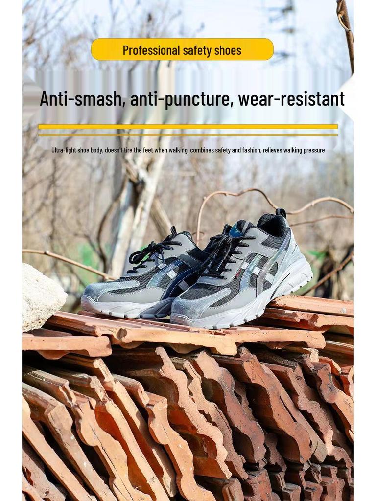 Reflective Safety Shoes: Insulated 6kV Electrician, Anti-Smash, Puncture-Resistant, Lightweight, Fashionable
