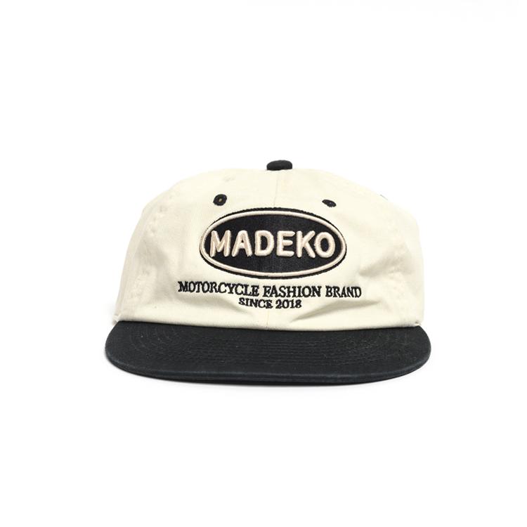 Двухцветная кепка Madeko_Черная