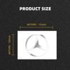 DNV4  2/5/10pcs 3D Metal Car Interior Decoration Stickers For Mercedes Benz B/C/E/S Class A Class C200L GLC GLK CLA Auto Accessories