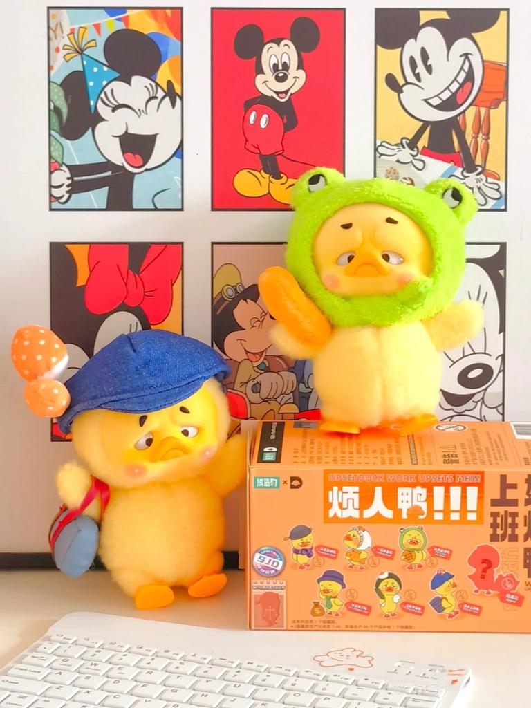 2024 Upsetduck Милая серия уток Плюшевая кукла Игрушки Кавайная фигурка-модель Куклы Игрушки Сюрприз Подарки Девочка