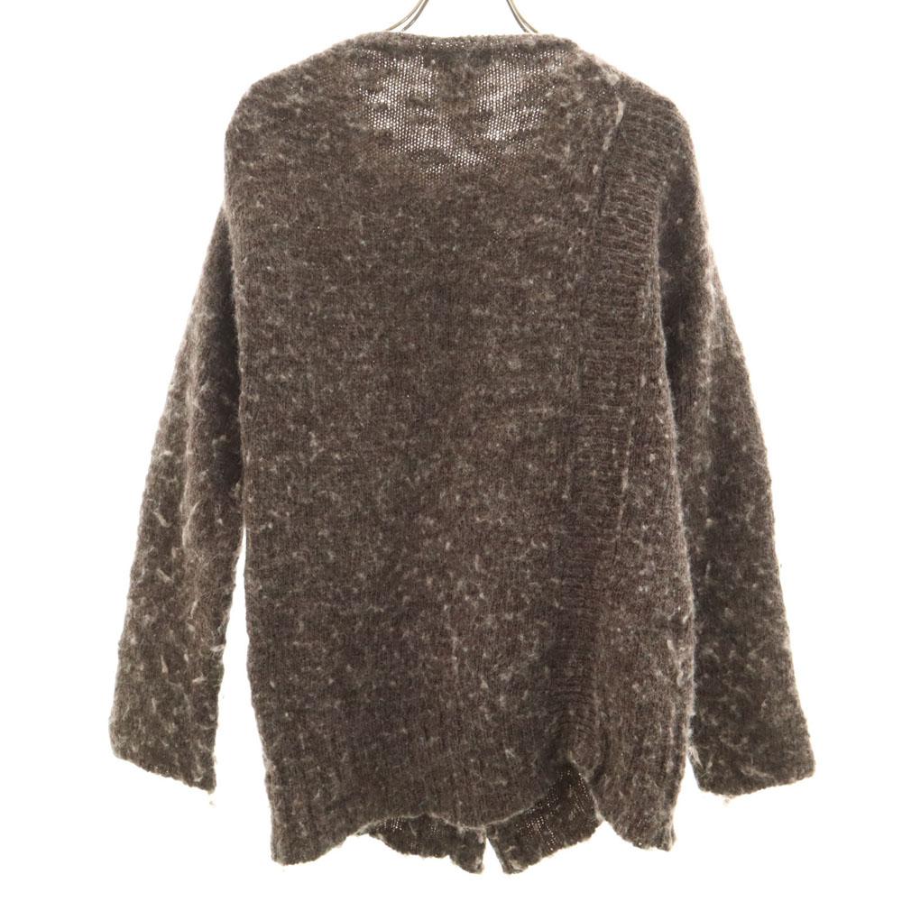 Кардиган Y's трикотажный с длинным рукавом, сделано в Японии, 2 коричневый, Youji Yamamoto, мужской, б/у