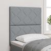 Headboard Light Grey 80 cm Fabric