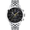 Tissot Men's PRC 200 Chronograph Watch, Black Dial, Bracelet, T1144171105700, Officially Imported