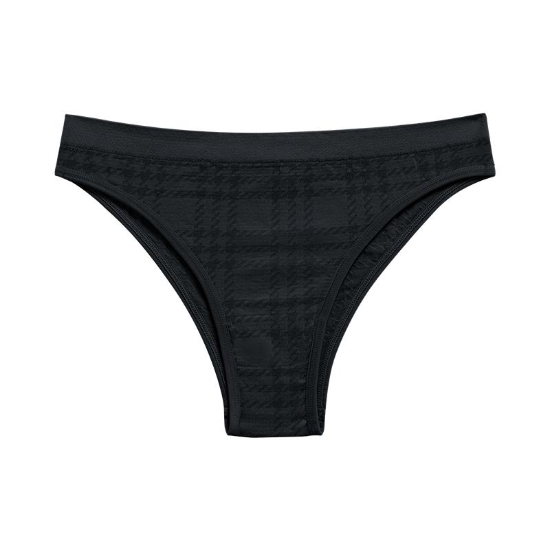 CINOON Sexy Women Briefs Low Rise Solid Color Panties No Trace Breathable Lingerie Soft Sport Underpant