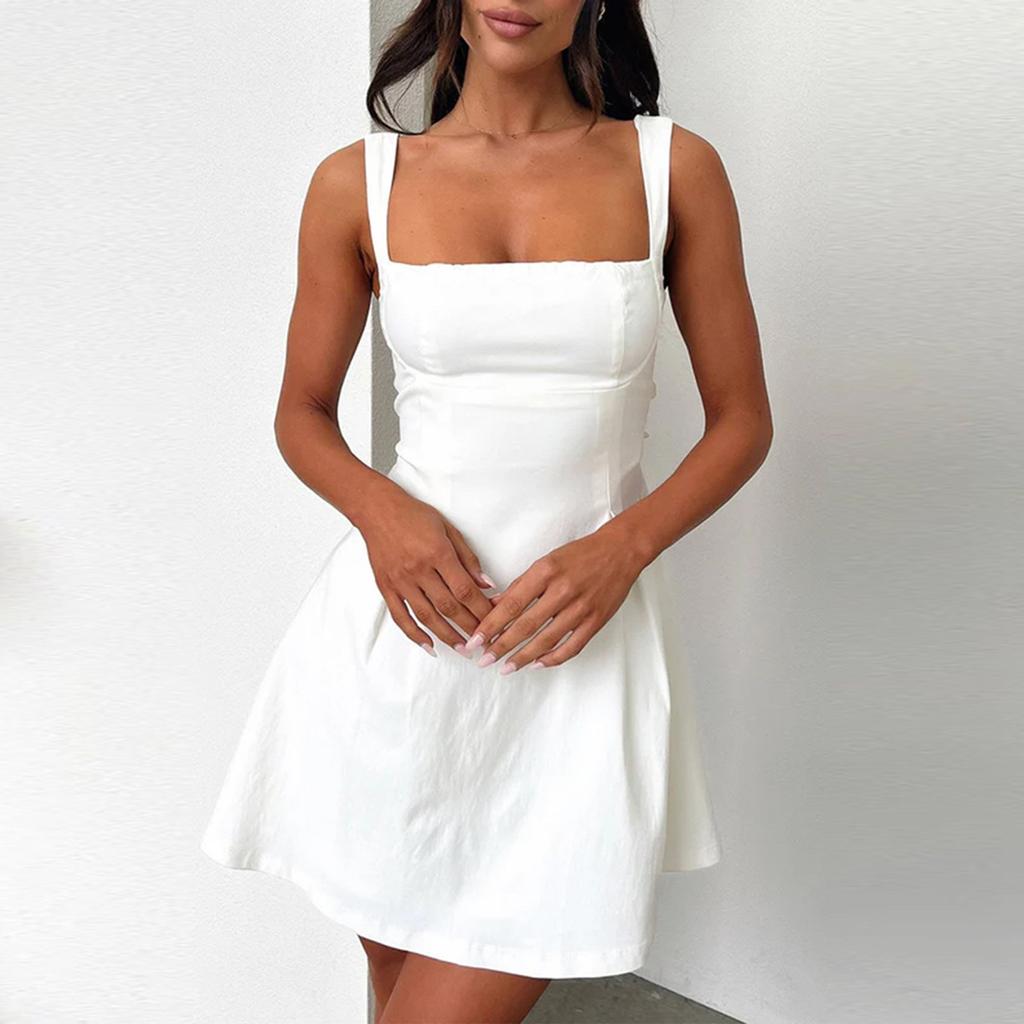 Женская повседневная модная облегающая милая и элегантная однотонная юбка на подтяжках