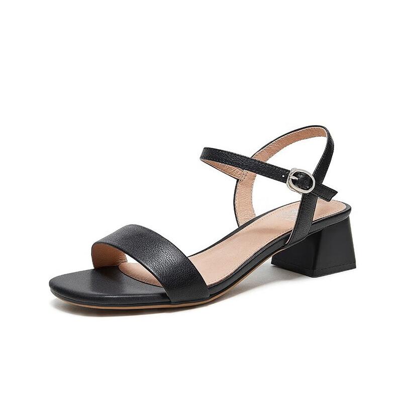 Сандалии GOLDEN CAMEL женские повседневные толстые туфли на ремешке для женщин кожаные туфли-лодочки мягкие модные босоножки на высоком каблуке новые