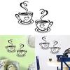 Coffee Cups Cafe Tea Wall Stickers Art Vinyl Decal Kitchen Restaurant Pub Decor