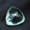 Natural Bluish Green Sapphire Loose Gemstone Ceylon 10.05 ct Trillion Cut September Birthstone Gift