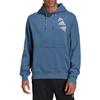 Adidas Solid Print Hoodie With Drawstring And Long Sleeves Unisex Hoodie Blue HL9382