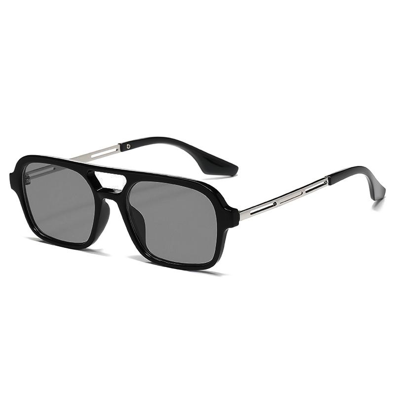 Double Bridge Square Frame Sunglasses Fashion New Retro Cat Eye Sun Glasses Brand Design UV400 Shades Eyewear Women Female