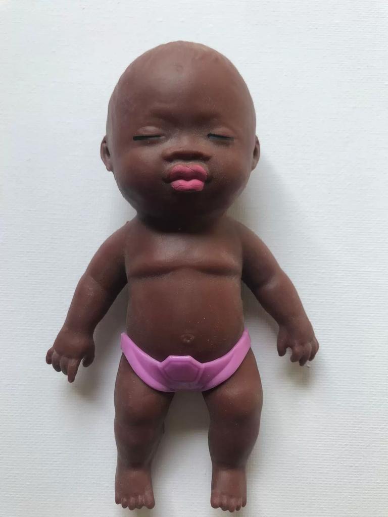 Наташа Забавная Афроамериканская Стиль Черная Кукла Игрушка-Антистресс Сквиши Креативная Розыгрыш Игрушка Снятие Давления Расслабляющая Сжималка Для Взрослых Общего Назначения