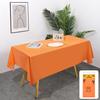 Одноразовая скатерть из полиэтилена, плотная прямоугольная скатерть, простая в использовании, однотонная