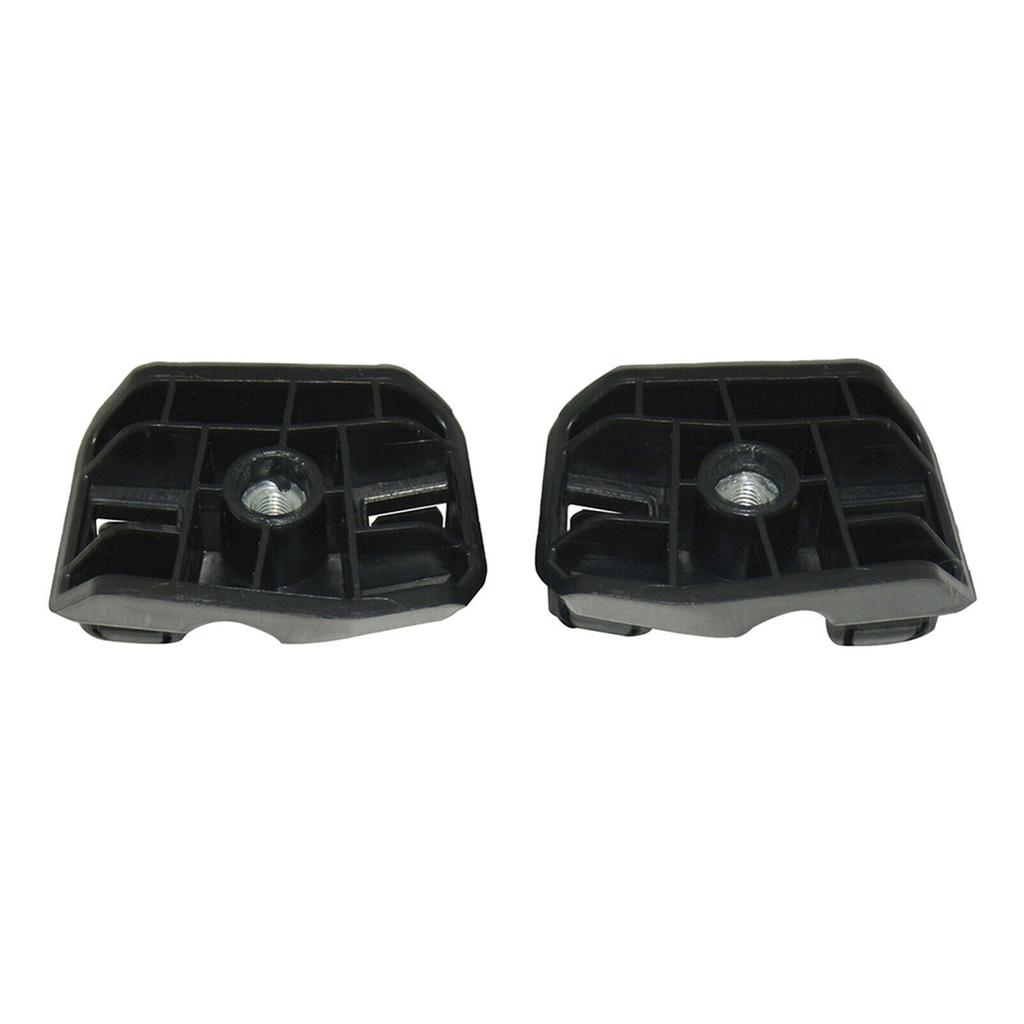 1 Pair Front Bumper Bracket Black ABS Middle Holder Replacement Part Fit For 2020-2021 1493773-00-B 1493772-00-B