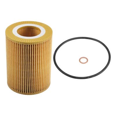Фильтр Motoforti для BMW 330Ci 2001-2006, Бумажный, с прокладкой №11427512300, Желтый, 1 Комплект