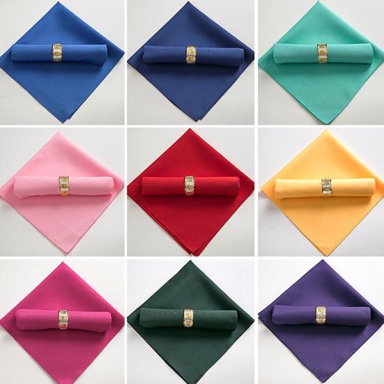 45296 шт. Салфетка для ужина однотонная, бесшовная, с оборками по краям, декор стола для отеля