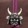 Сёгун Японский Самурай Латунная Бусина для Ножа Воин EDC DIY Паракорд Плетеный Браслет Шнурок Подвеска Аксессуар Инструмент для Отдыха Подвески