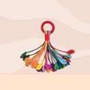 Этнический стиль, пять цветов, ручная работа, брелок, цветная веревка, узел в виде хвоста феникса, упаковка, подвеска для автомобиля, праздничный кулон на лодку Loong, готовый продукт