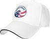 Peace Corps USA Flag Emblem Baseball Cap Casual Polyester Adjustable Sun Protection Baseball Hat Adult