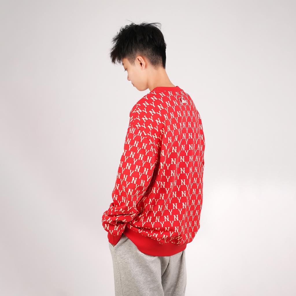 MLB New York Yankees American Vintage Floral Crewneck Long Sleeve Sweatshirt Unisex sweatshirt Red 31MTM2041-50R