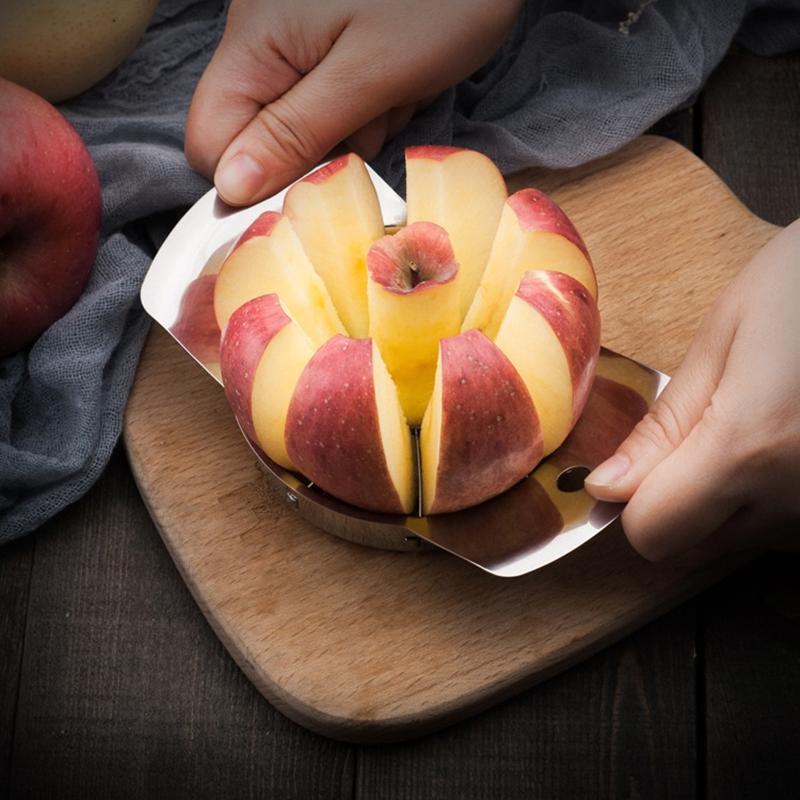 Яблокорезка 8/12 лезвий Нержавеющая сталь Разделитель для яблок Удаление сердцевины Кухонный гаджет Инструмент для удаления сердцевины фруктов для груши, картофеля, лука
